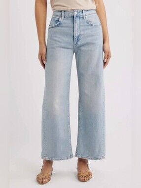 PAIGE Arellia Skimmer Barrel Jeans Mar Vista